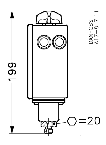 Реле давления RT1A Danfoss 017-500166