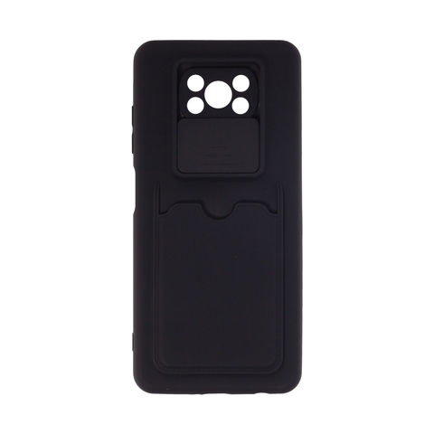 Чехол для телефона X-Game XG-S096 для POCO X3/X3 Pro Чёрный Card Holder