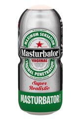 Стилизованный под пивную банку мастурбатор-вагина Vagina Beer Masturbator - 