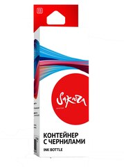 Контейнер с чернилами Sakura C13T00R440 (106 Y, 006) для Epson EcoTank ET-7700, 7750; L7160, L7180, желтый, водорастворимый тип, 70 мл., 5000 к.