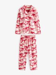 Пижама для девочки Next B76-249, Молочный, Красный