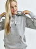 Толстовка Craft Overhead Logo Hoody Grey melange женская