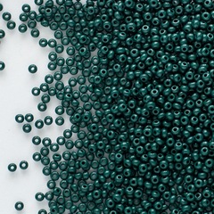 Бисер 10/0 PRECIOSA, 50 г, тёмно-зелёный