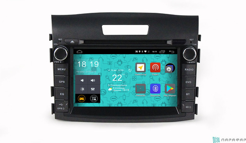 Штатная магнитола 4G/LTE с DVD для Honda CR-V 4 12-16 на Android 7.1.1 Parafar PF983D