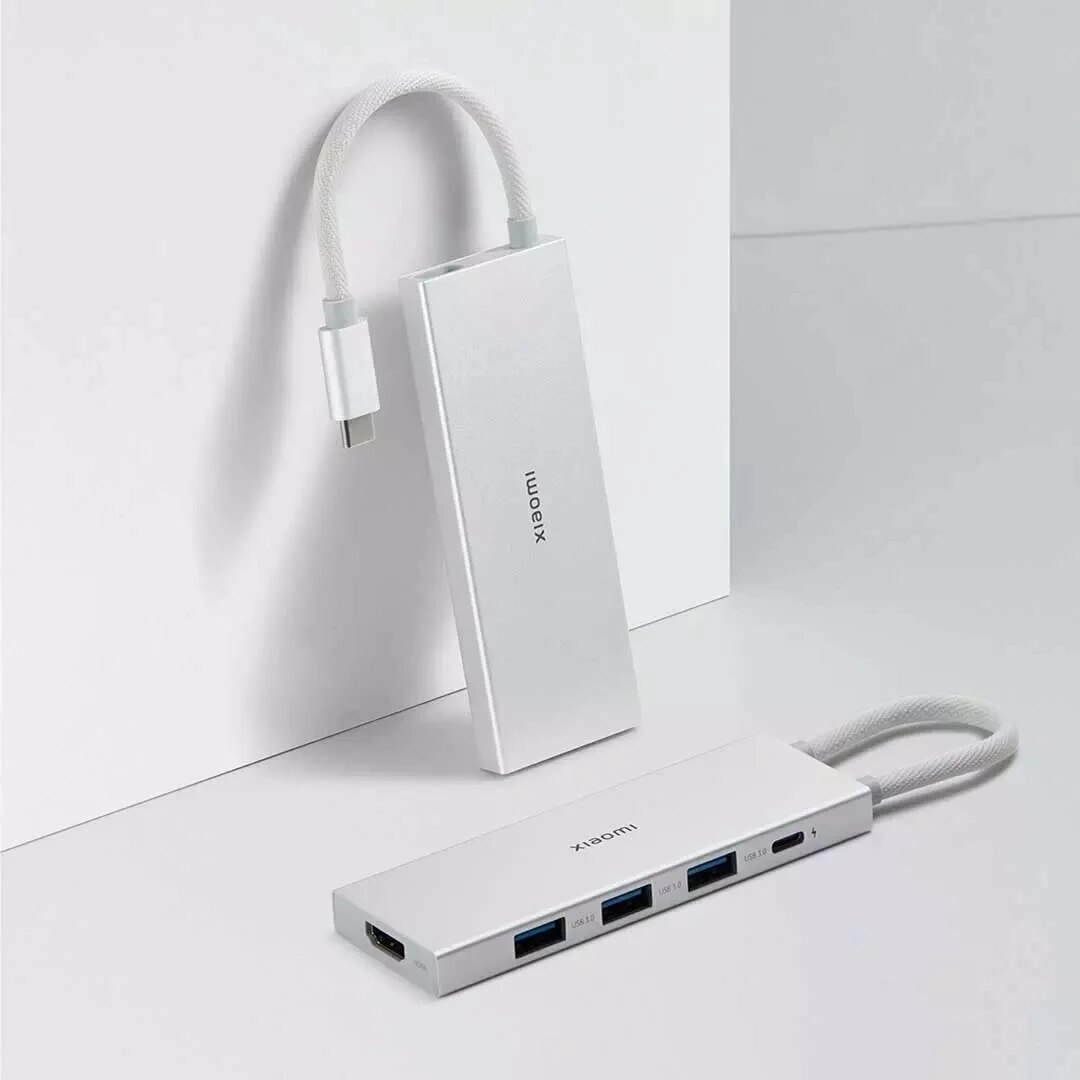 Док-станция Xiaomi 5 в 1 с USB Type-C USB3.0 HDMI 4K PD100W (XMDS05YM) -  купить по выгодной цене | Xiaomi Moscow