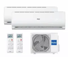 Мульти сплит-система Haier на 2 комнаты (20+35 кв.м.) LEADER DC-Inverter