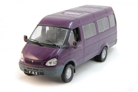 GAZ-3221 Gazelle violet 1:43 DeAgostini Auto Legends USSR #194