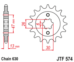 Звезда JT JTF574