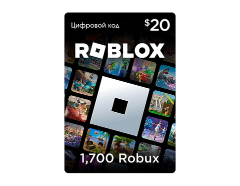 Карта оплаты Roblox 20 USD USA [Цифровая версия] (для ПК, цифровой код доступа)