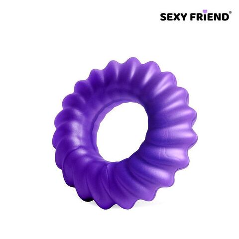 Фиолетовое фигурное эрекционное кольцо - Sexy Friend SEXY FRIEND СЕКСУАЛЬНАЯ ИГРА SF-40208