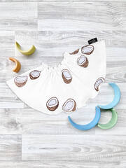 Двусторонний нагрудник Mjölk Кокосы