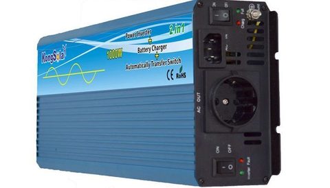 Преобразователь тока (инвертор) KongSolar KPC12/1000 (ИБП, чистый синус)