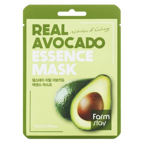 Тканевая маска для лица с экстрактом авокадо 