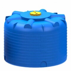 Емкость Пласт Инжиниринг цилиндрическая 15000 л. вертикальный (3070x3070x2420см;синий) - арт.560089