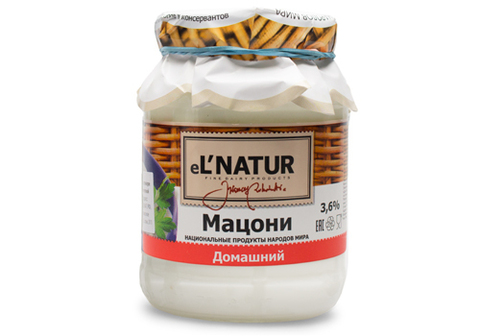 Мацони "eL`NATUR" домашний, 250г