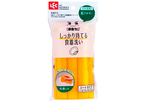 Тонкая губка для мытья посуды, шт