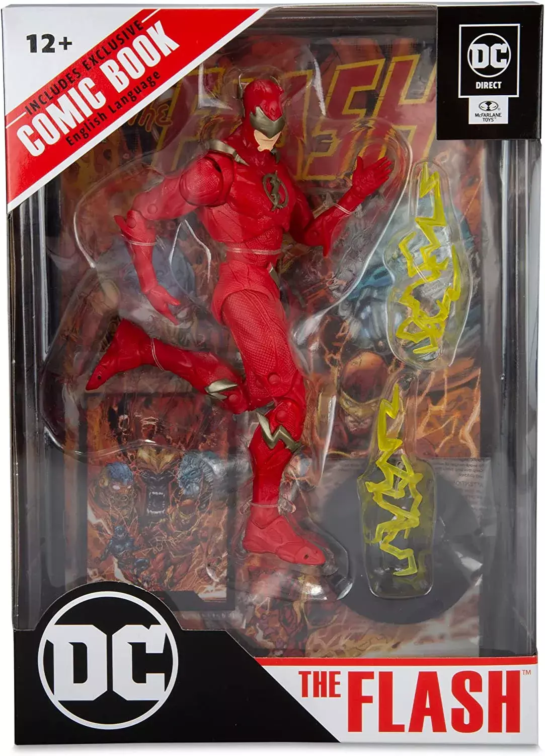 Фигурка McFarlane Toys DC: The Flash with Comic Book – купить по выгодной  цене | Интернет-магазин комиксов 28oi.ru