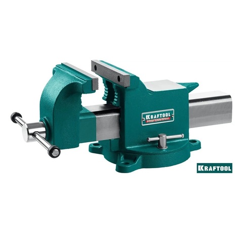 KRAFTOOL STEEL, 150 мм, стальные слесарные тиски (32701-150)