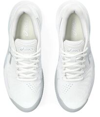 Женские теннисные кроссовки Asics Gel-Challenger 14 Clay - white/pure silver