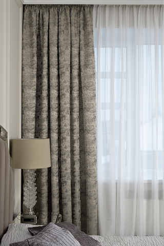 Портьера 260x275 Garda Decor Mirage бронза