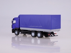 MAZ-6312 flatbed with awning blue-gray 1:43 AutoHistory