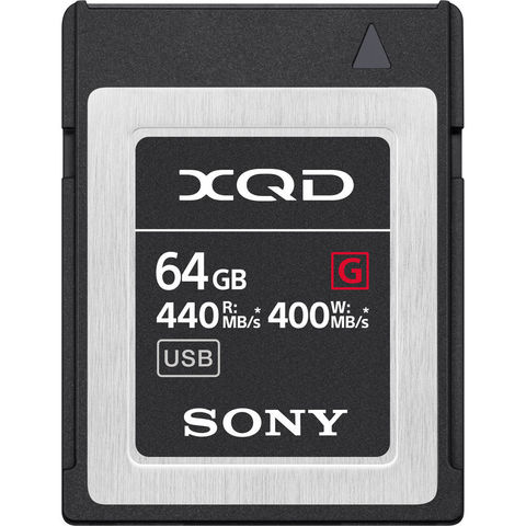 Карта памяти Sony XQD 64GB QD-G64F G серия 440/400 MB/s