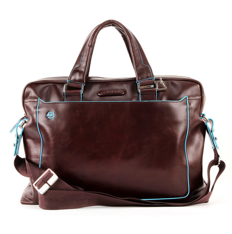 Сумка Piquadro Blue Square, коричневый, кожа натуральная (CA3335B2/MO)