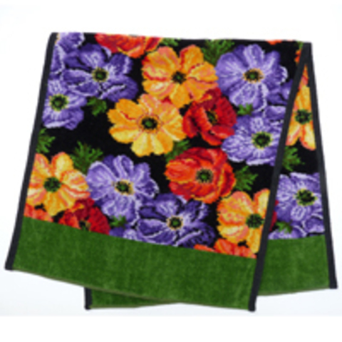 Плед 150х250 Feiler Irina 189 wiesengr?n черный