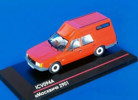 Moskvich-2901 red 1:43 ICV094A