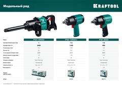 KRAFTOOL PW-3400, 1?, 3400 Н·м, ударный пневматический гайковерт (64200)