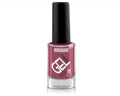 Лак для ногтей Gel finish тон 14 розовый 9 г. Lux Visage