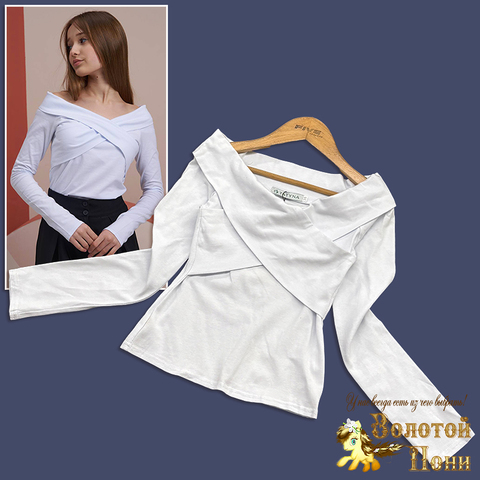 Блуза нарядная д (8-12) 261110-J4019