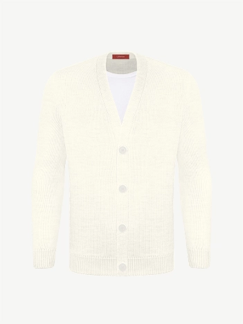 Кардиган с пуговицами из мягкой шерсти