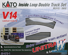 Комплект К2 : локомотив Kato SD70M CSX+грузовой состав + набор V11 + пульт управления Kato