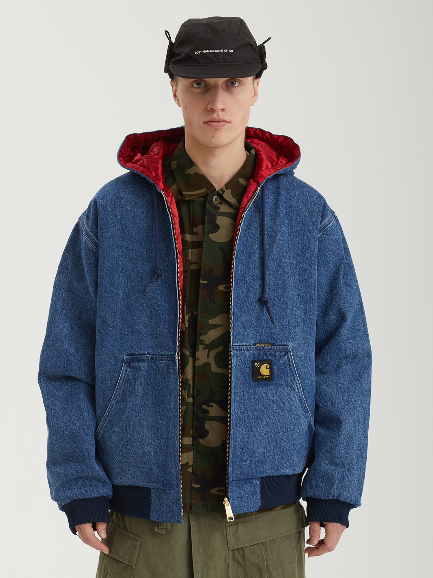 carhartt wip　OG ACTIVE JACKET 25aw Мужская Куртка 50 Years Anniversary Og Active Jacket