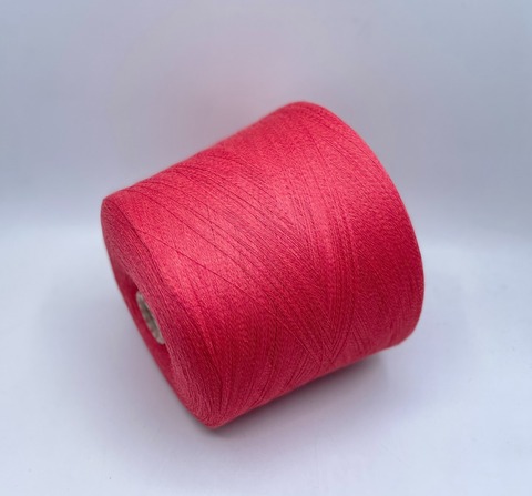 Tollegno (пр.Италия), art-Woolcot, 2/30 1500м/100гр. 57%меринос 43%Хлопок, цвет-Коралл,мулине(50), арт-36804