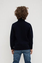 джемпер  для мальчика  КВ 30148/ш/темно-синий