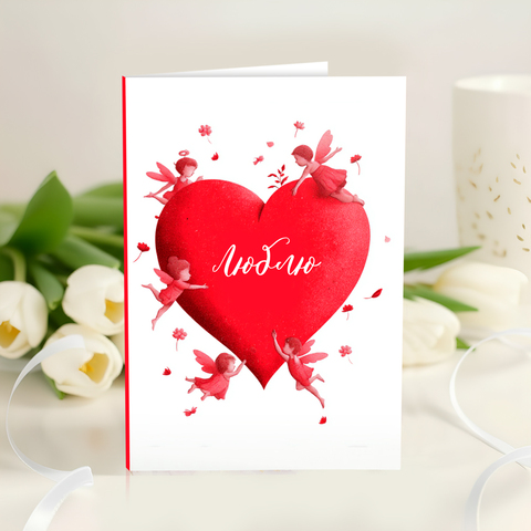 Открытка 4 шоколадки 