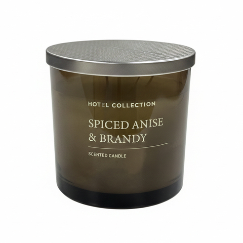 Свеча ароматическая Lerkil, пряный анис и бренди, парафин