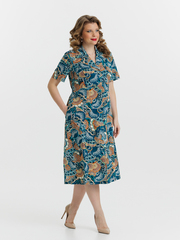 4536 Халат на пуговицах