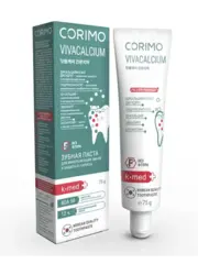 Corimo Зубная паста для минерализации эмали и защиты от кариеса VIVA CALCIUM 75г