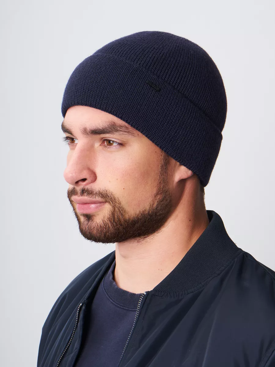 Шапка бини зимняя весенняя с флисом