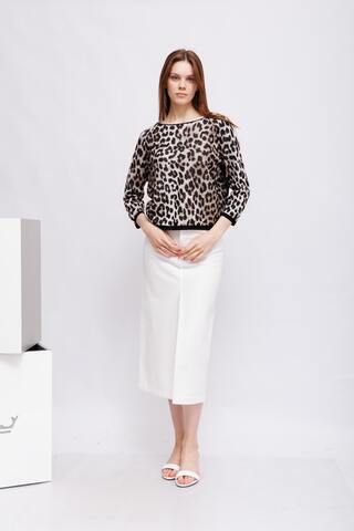 Monari Джемпер в леопардовый узор