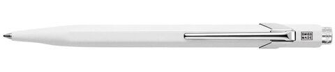 Ручка шариковая Caran d'Ache 849 Office Classic White (849.001_MTLGB)