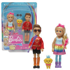 Barbie Dreamtopia Chelsea & Otto Dolls with Puppy