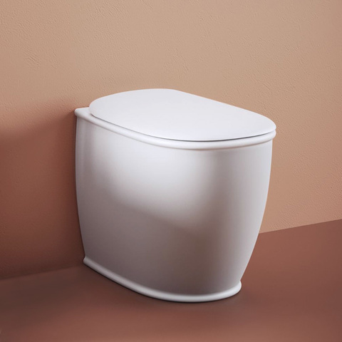 ArtCeram ATELIER Унитаз напольный, 52х37хh42см, безободковый, слив универсальный, с крепежом, цвет: белый ATV002 01 00