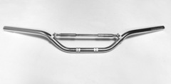 Руль с перемычкой постоянного сечения серебристый