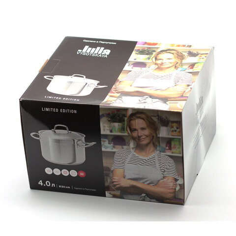 Кастрюля 4л 20см Pro Julia Vysotskaya