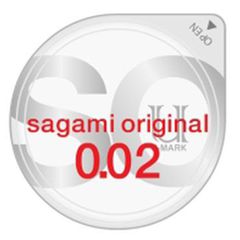 Ультратонкий презерватив Sagami Original - 1 шт. - 