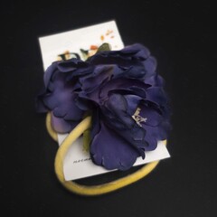 Набор резинок для волос Pankigno Design с цветками пионов (2 шт)